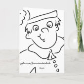 サンタ及び夫人クロース シーズンカード (裏面)