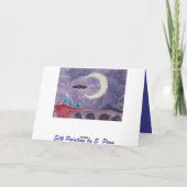 サンタ及び息子 シーズンカード (裏面)