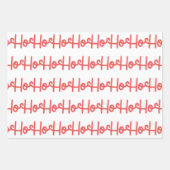 サンタ名門私立校風のクロース模様 ラッピングペーパーシート (正面2)