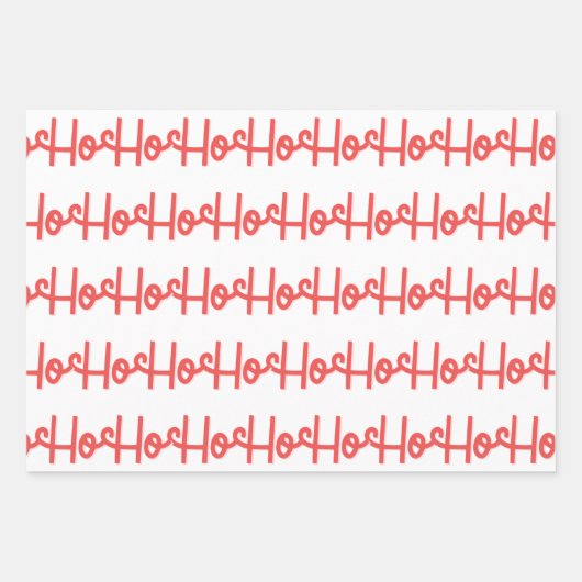 サンタ名門私立校風のクロース模様 ラッピングペーパーシート (正面2)