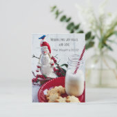 サンタ向けミルクとクッキー シーズンカード (スタンド正面)