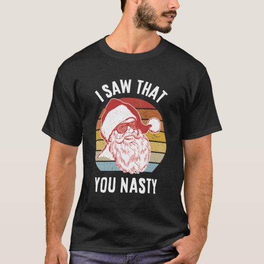 サンタ君に会った扱いにく Tシャツ (正面)