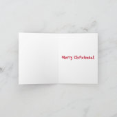 サンタ問題 サンキューカード (内部)