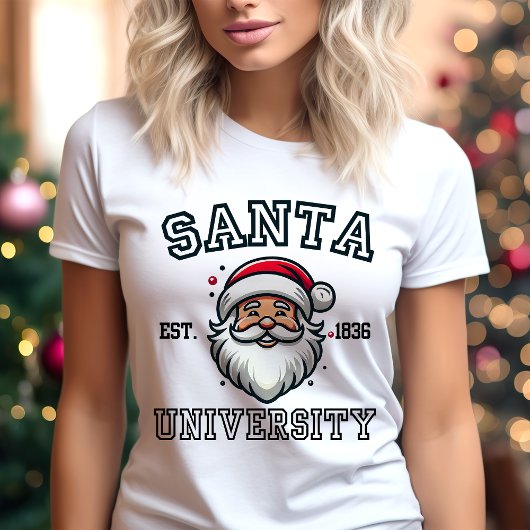 サンタ大学ヴァーシティークリスマス トライブレンドＴシャツ