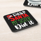 サンタ姉親愛が家族のクリスマスホリドをやった コースター (左側)