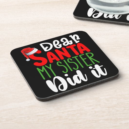 サンタ姉親愛が家族のクリスマスホリドをやった コースター (左側)