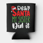 サンタ姉親愛が家族のクリスマスホリドをやった 缶クーラー (正面)