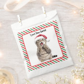 サンタ子猫かわいいおもしろいクリスマスキャットのバッグ フェイバーバッグ (クリップ留めされた状態)