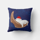 サンタ子猫とジンジャーブレッド・ムーン クッション (裏面)