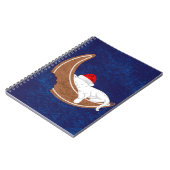 サンタ子猫とジンジャーブレッド・ムーン ノートブック (左側)