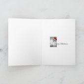 サンタ子猫クリスマスカード シーズンカード (内部)