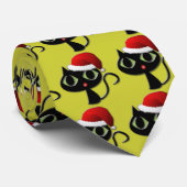 サンタ子猫 ネクタイ (ロール)