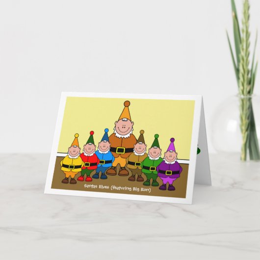 サンタ小妖精や小人（ビッグロン搭載） シーズンカード (正面)