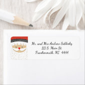 サンタ差出人住所ラベ ラベル (インサイチュ)