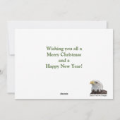 サンタ帽のブラックラブ シーズンカード (裏面)