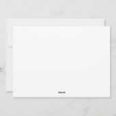 サンタ帽をかぶったサメが自転車に乗っている シーズンカード (裏面)