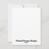 サンタ帽をかぶったハイランド牛のお祭り シーズンカード (裏面)