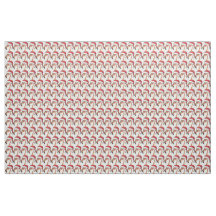 サンタ帽を被ったピンクのフラミンゴ