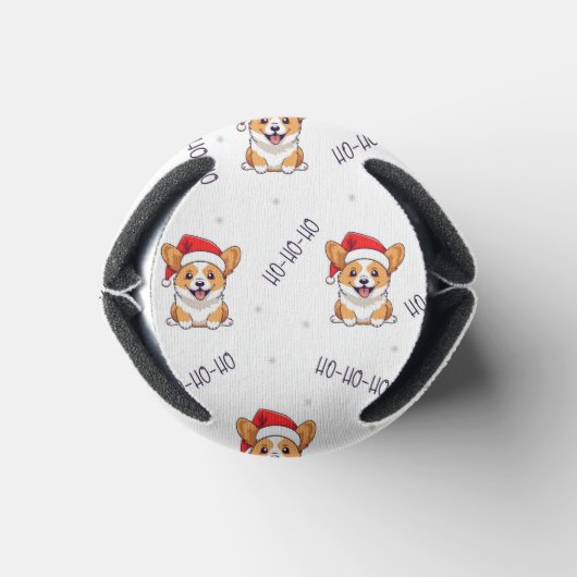 サンタ帽子のコーギスのクリスマスパターン 缶クーラー (ボトム)