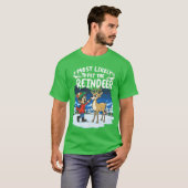 サンタ帽子のMost Likelyo Pethe Rein ガール Tシャツ (正面フル)