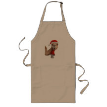 サンタ帽子をかぶったかわいいラクダ クリスマス v3
