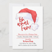 サンタ帽子, 現代のクリスマスパーティー, ホリデーパーティー シーズンカード (正面)