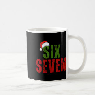 サンタ帽子 6 7 シックス セブン Gen Z アルファ メメスラ クリスマス コーヒーマグカップ