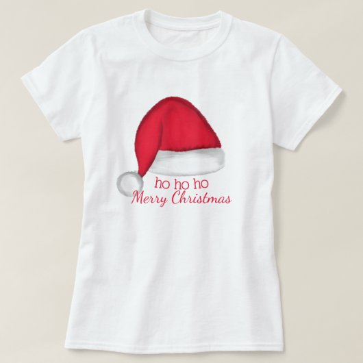 サンタ帽子Tシャツ Tシャツ (デザイン正面)