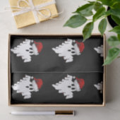 サンタ幽霊ティッシュペーパー 薄葉紙 (ギフト)