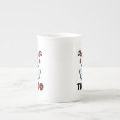 サンタ幽霊紙カップ ボーンチャイナマグカップ (正面)