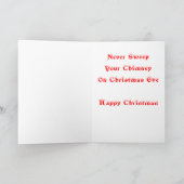 サンタ得が煙突に突っ込んだ時 シーズンカード (内部)