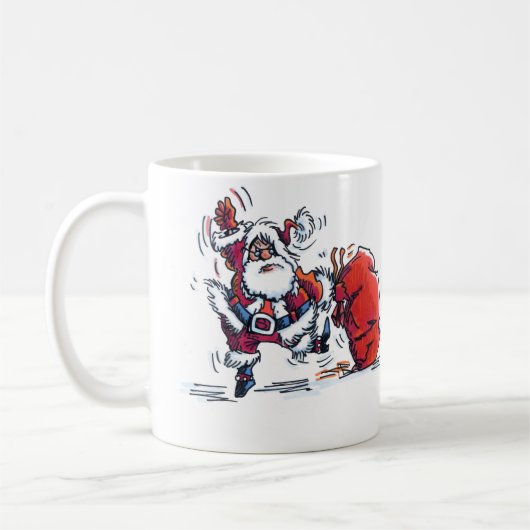 サンタ怒マグ コーヒーマグカップ (左)