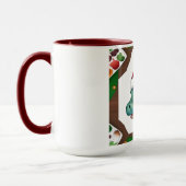 サンタ恐竜 マグカップ (左)