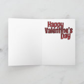 サンタ愛クリスマスのバレンタインよりもっと愛して下さい カード (内部)