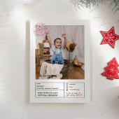 サンタ承認いけなまたは素敵な型枠写真 シーズンカード