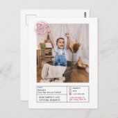 サンタ承認いけなまたは素敵な型枠写真 ポストカード (正面/裏面)