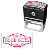 サンタ承認のギフトスタンプ | Good GirlまたはBoy セルフインキングスタンプ (インサイチュ)