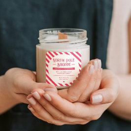 サンタ承認の自家製クリスマスギフトステッカー スクエアシール