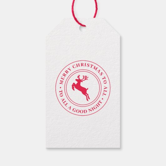 サンタ承認の自家製クリスマスギフトタグ ギフトタグ (裏面)