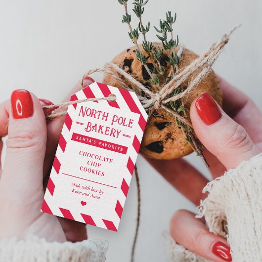 サンタ承認の自家製クリスマスギフトタグ ギフトタグ