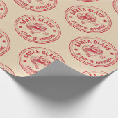 サンタ承認スタンプ ラッピングペーパー (角)