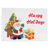 サンタ抱き枕 ラージペーパーバッグ (裏面)