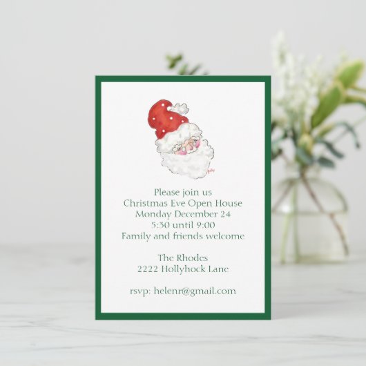 サンタ招待状 招待状 (スタンド正面)