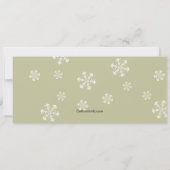 サンタ招待状 招待状 (裏面)