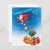 サンタ捨てギフトをヘリコプターホリデーからおもしろい|過去記事 シーズンポストカード (正面/裏面)