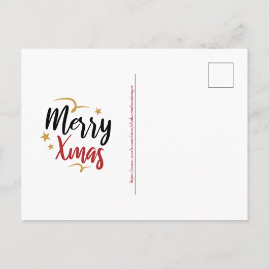 サンタ捨てギフトをヘリコプターホリデーからおもしろい|過去記事 シーズンポストカード (裏面)