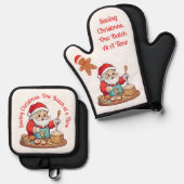 サンタ救ーのクリスマス | 鍋つかみ&鍋敷きセット (正面/裏面)