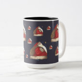 サンタ数々の- 2023 ツートーンマグカップ (正面右)