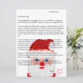 サンタ文字からのパーソナライズされた手紙 シーズンカード (スタンド正面)