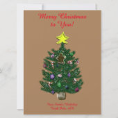 サンタ文字からのパーソナライズされた手紙 シーズンカード (裏面)